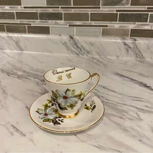 Vintage Royal Prince Cup‎ & Saucer Dogwood Vancouver British Columbia Bone China